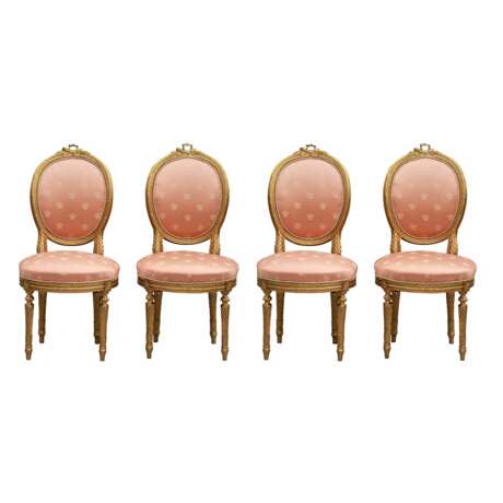 Furniture set of 8 pieces. France at the turn of the 19th century. - Foto 3