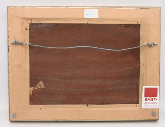 ANTON BRAITH, "Kühe auf dem Weg zur Tränke", Öl auf Holzplatte, gerahmt, signiert und datiert - фото 3
