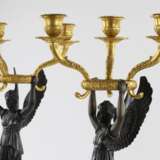 A pair of bronze candlesticks in Empire style - photo 2