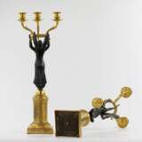 A pair of bronze candlesticks in Empire style - Foto 3