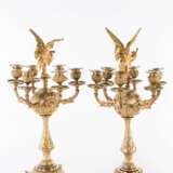 A pair of bronze candelabra. Russia - Foto 3
