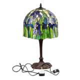 Tiffany style stained glass lamp. 20th century. - photo 3
