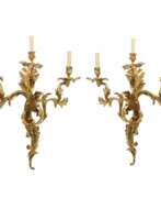 Wandleuchten. Pair of wall sconces Rococo style