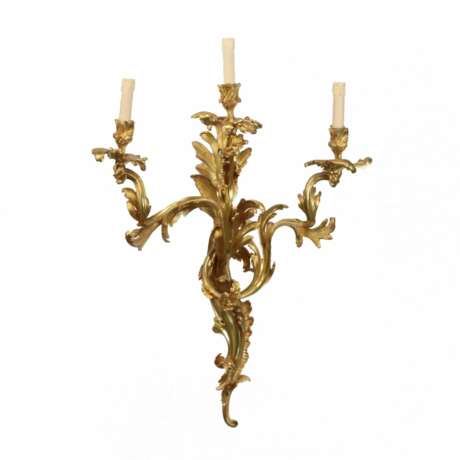 Pair of wall sconces Rococo style - photo 6