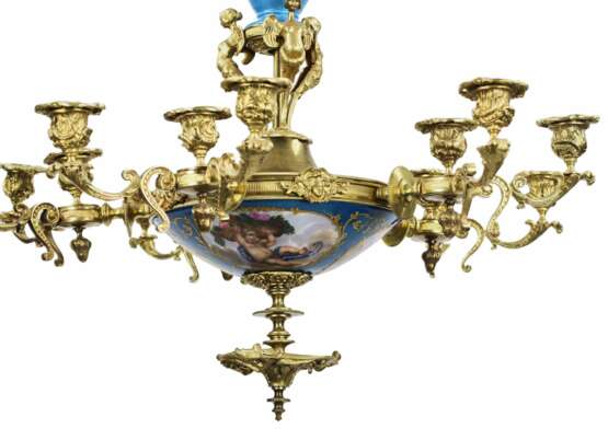 Chandelier with 15 candles in Louis XVI style. Sevres. - photo 6