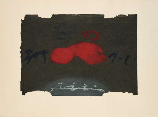 Antoni Tàpies. Peu Roig - Foto 1