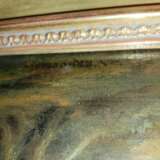 UNBEKANNTER KÜNSTLER," Am Waldrand", Öl auf Leinwand, gerahmt und nachträglich signiert, 19. Jahrhundert - photo 5