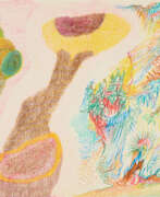 Crayon de couleur. Bernard Schultze. Untitled