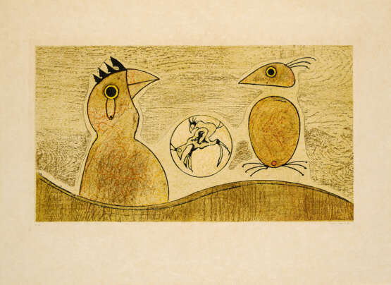 Max Ernst. Rêve surréaliste. Le deux coqs - фото 1
