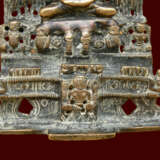 Bronze JAIN représentant le second JINA Patinierte Bronze Religiöses Genre Indien XIVème 1354 - Foto 6