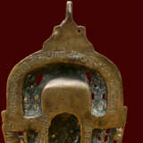 Bronze JAIN représentant le second JINA Патинированная бронза Религиозный жанр Индия XIVème 1354 г. - фото 7