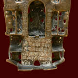 Bronze JAIN représentant le second JINA Патинированная бронза Религиозный жанр Индия XIVème 1354 г. - фото 9