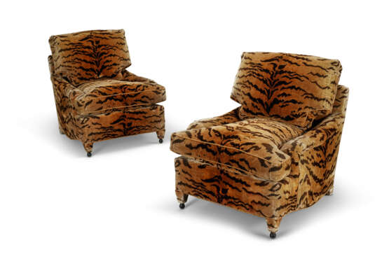 PAIRE DE FAUTEUILS CONFORTABLES MODERNES - photo 1