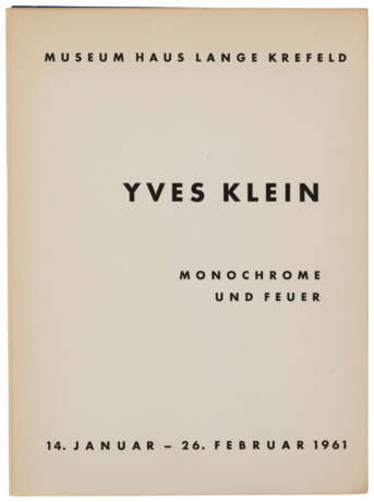 YVES KLEIN (1928-1962) - фото 2