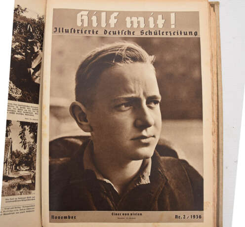 HILF MIT, ILLUSTRIERTE DEUTSCHE SCHÜLERZEITUNG, Deutschland 1936. - фото 1