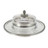 Caviar bowl made of crystal and silver. Louis XVI style. Silver Crystal 13 - photo 1