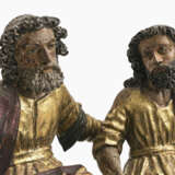 Paar sitzende Apostel. Süddeutsch, um 1600 - Foto 3