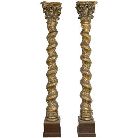 A pair of pillars. Italy, 17th/18th century - photo 1