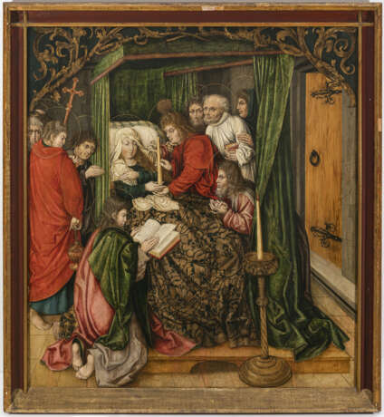 Oberrheinischer Meister 1st quarter of the 16th century. Death of the Virgin - фото 1