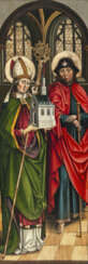 Oberrhein Anfang 16. Jh. Early 16th century. Saint Wolfgang and Saint James the Great