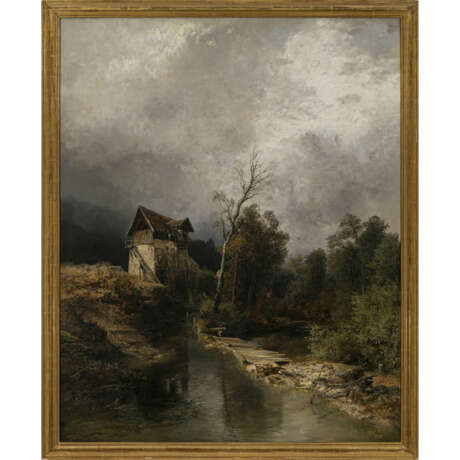 Josef Wenglein. Mill by the stream. 1891 - фото 2