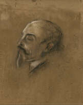 Franz von Lenbach. The conductor Hans von Bülow