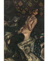 Albert von Keller. Seated female nude. 1914