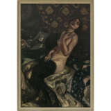 Albert von Keller. Seated female nude. 1914 - фото 2