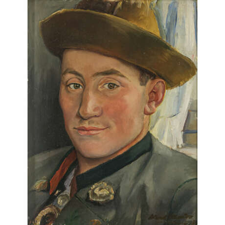 Hiasl (Mathias) Maier-Erding. "Der Vorplattler". 1923 - фото 1