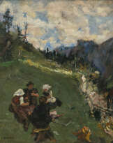 Hermann Groeber. Mountain peasant. 1917