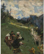 Герман Грёбер. Hermann Groeber. Mountain peasant. 1917