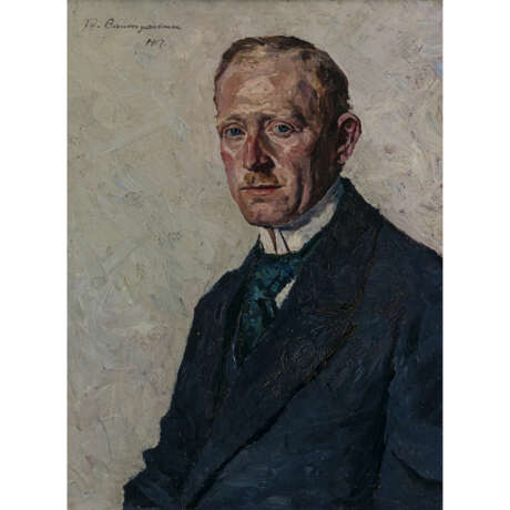 Thomas Baumgartner. Portrait of a man. 1917 - фото 1