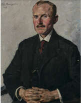 Thomas Baumgartner. Portrait of a man. 1917