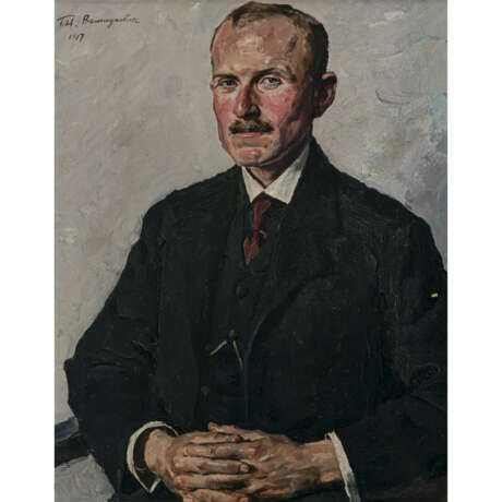 Thomas Baumgartner. Herrenbildnis. 1917 - Foto 1