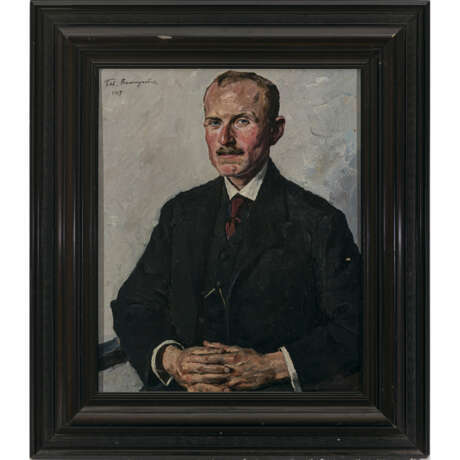 Thomas Baumgartner. Portrait of a man. 1917 - фото 2