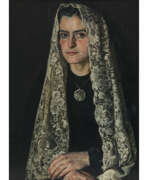Томас Баумгартнер. Thomas Baumgartner. Italian woman with lace headscarf
