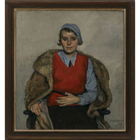 Thomas Baumgartner. Portrait of Carola Baumgartner. 1932 - фото 2