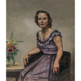 Thomas Baumgartner. Seated lady in purple dress - photo 1