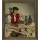 Paul Mathias Padua. Young woman at the inn table. 1927 - фото 2