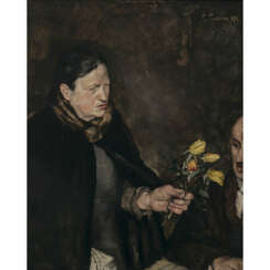Paul Mathias Padua. Paar mit Blumen. 1934