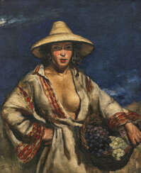Paul Mathias Padua. Young woman with basket of grapes. 1939
