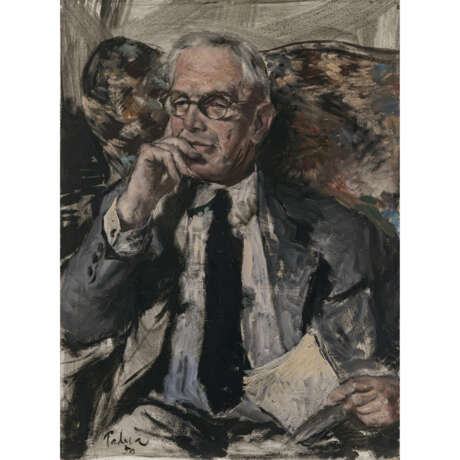 Paul Mathias Padua. Portrait of a gentleman in an armchair. 1950 - фото 1