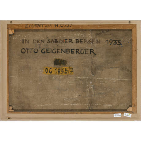 Otto Geigenberger. In den Sabiner Bergen. 1935 - Foto 3