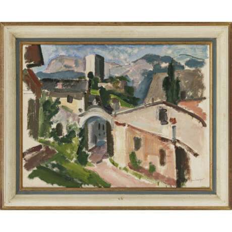 Otto Geigenberger. Italian village view with archway - фото 2
