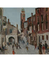 Anton Lamprecht. Gasse in Chioggia