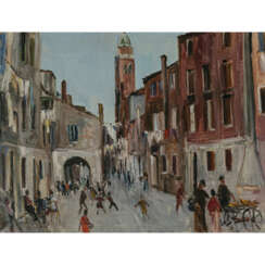 Anton Lamprecht. Alley in Chioggia