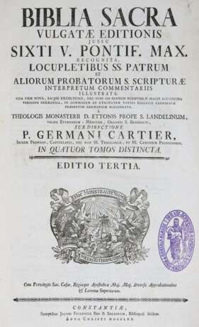 Biblia latino-germanica. - фото 3