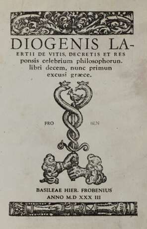 Diogenes Laertius. - фото 1