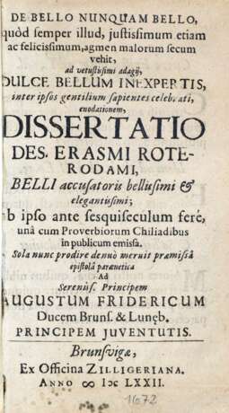 Erasmus Roterodamus,D. - фото 1