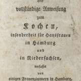Hamburgisches Kochbuch, - Foto 1